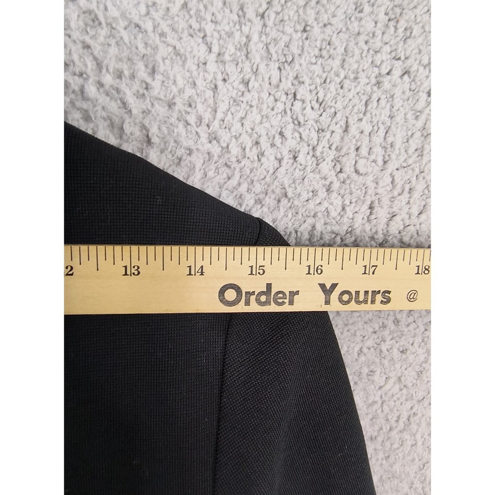 By Smith New York‎ USA Black Geometric Panel Hook Front Designer Jacket Size 0 - Picture 9 of 13